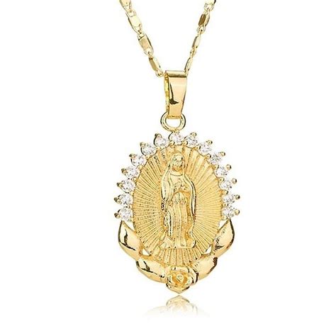 Sierlijke Vrouwen Religie Ketting Heilige Maagd Maria Hanger Ketting