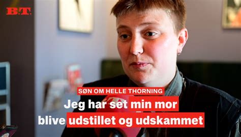 Helle Thorning Schmidts søn åbner op Det har ikke været fedt at se