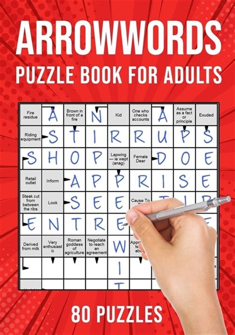 Arrowwords Puzzle Books For Adults Arrow Words Crossword Activity