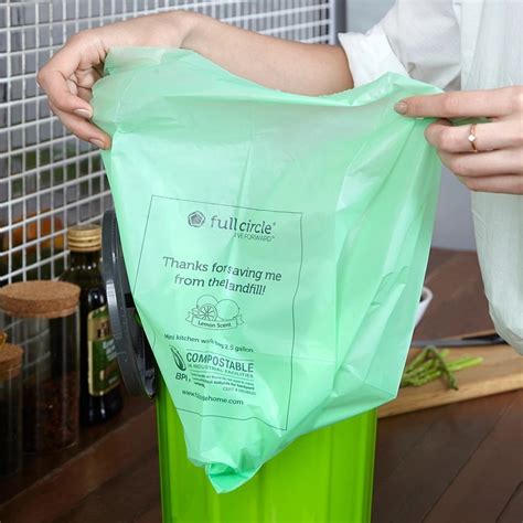 Fresh Air-Compostable Waste Bags – Lemon Scented (25pk)-Green – Flip19