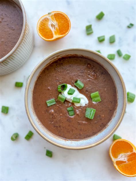 Cuban Black Bean Soup Sopa De Frijol Negro The Spice Girl Kitchen