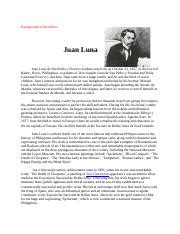 Juan-Luna 1 .docx - Background of the Author Juan Luna Juan Luna de San ...