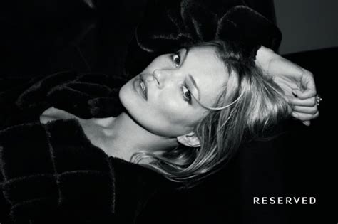 Kate Moss Wows In Black And White For Reserveds Fall 2017 Campaign