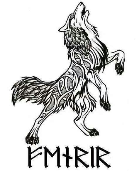 Fenrir Norse Tattoo Nordic Tattoo Wolf Tattoos