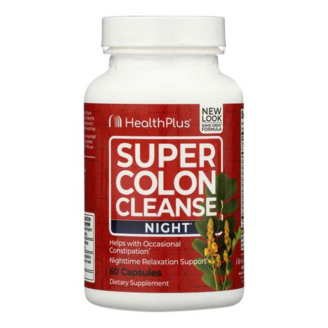 Health Plus Super Colon Cleanse Night Formula 90 Capsules Hey Pharma