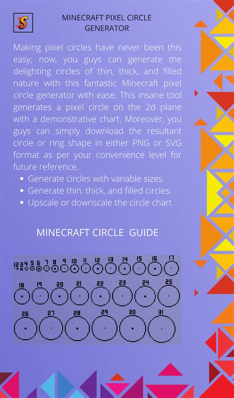 Minecraft Pixel Circle Generator | Minecraft Tools - Speedwallop