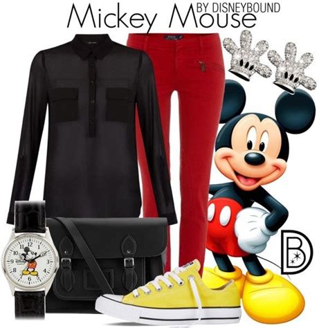 Via Mickey Mouse Disneybound Disney Fashion Outfits Disney