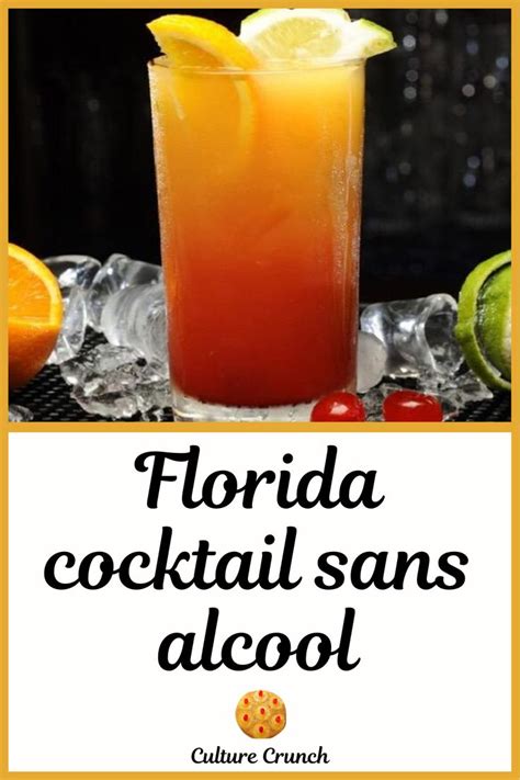 Florida Cocktail Sans Alcool