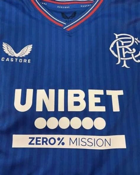 Rangers Castore Home Shirt Leaked The Kitman