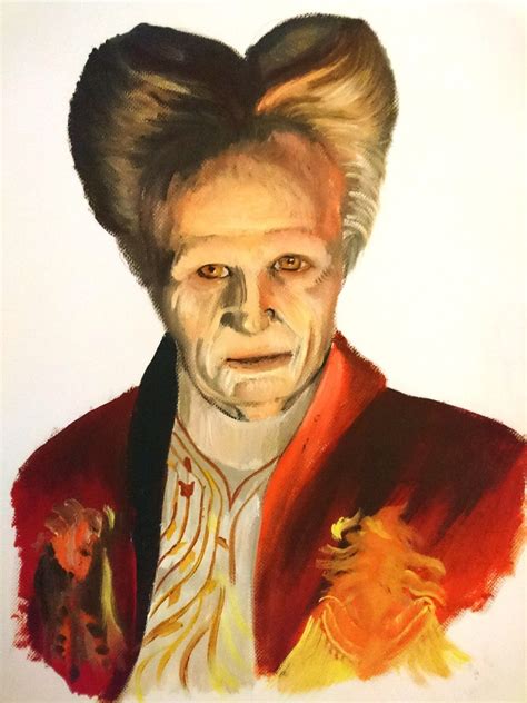 Count Dracula For Bram Stoker In Portrait Painted Oil Bram Stoker S