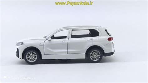 ماشین بی ام و ایکس3 (1046-BMW X3) موزیکال رنگ سفید -ماشین فلزی