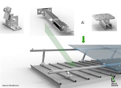 Adjustable Tilt Roof Mount Telescopic China Solaracks