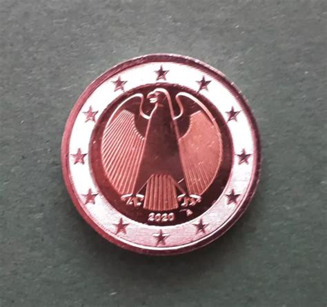 KURSMÜNZE 2 EURO DEUTSCHLAND BRD 2020 Bundesadler Adler