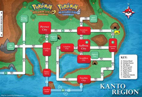 Pokemon Kanto Map Hgss By Cow41087 On Deviantart
