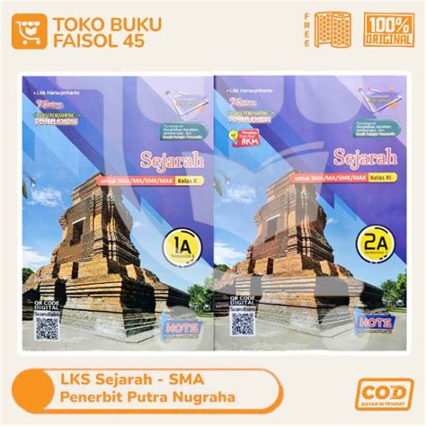 Jual LKS Sejarah SMA SMK Kelas 10 11 12 Putra Nugraha Kharisma