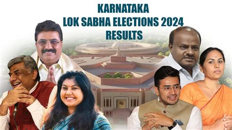 Karnataka Lok Sabha Election Results 2024 Live Updates BJP Wins 11