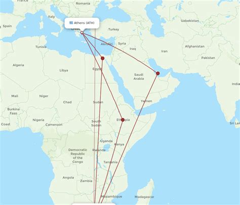 All Flight Routes From Johannesburg To Athens Jnb To Ath Flight Routes