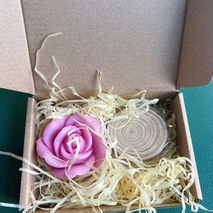 Handmade Rose Candle - Etsy