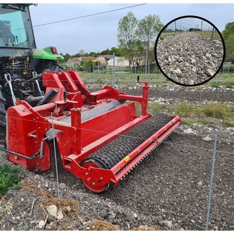 Enfouisseur De Pierres Rx Rotadairon Pour Tracteur De Cv