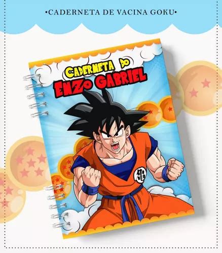 Caderneta De Vacinação Dragon Ball Z Goku 41 Capa Dura