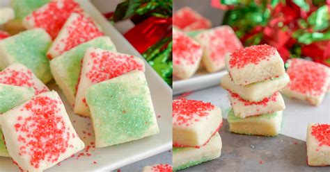 Mini Christmas Sugar Cookie Bites Lemonpeony