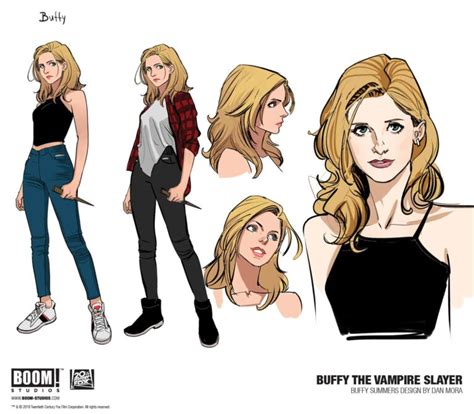 Buffy The Vampire Slayer Character Design First Look Boom Studios