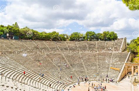 The Amphitheater Epidaurus Editorial Stock Photo Image Of Large