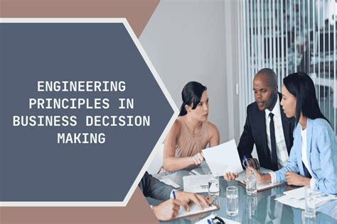 Engineering Principles In Business Decision Making Saagar Govil Ceo