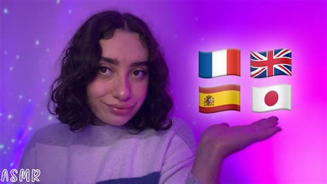 Asmr Fran Ais Trigger Words In Different Languages