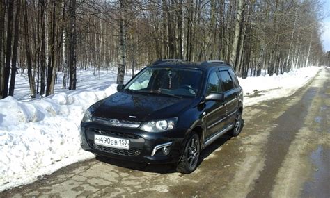 весна — Lada Калина Универсал 2g 1 6 л 2014 года фотография Drive2