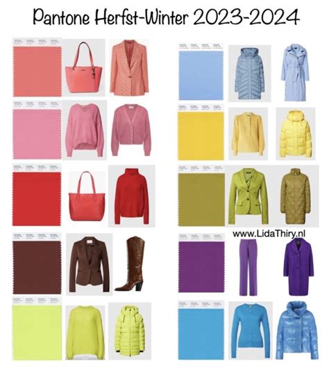 Modekleuren Herfst Winter Pantone Lida Thiry