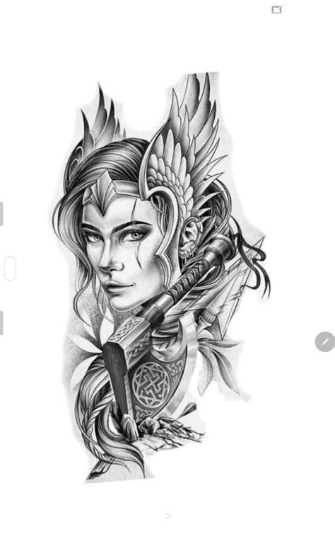 Pin By Jorge Weber On Boredpanda In 2024 Mythology Tattoos Valkyrie