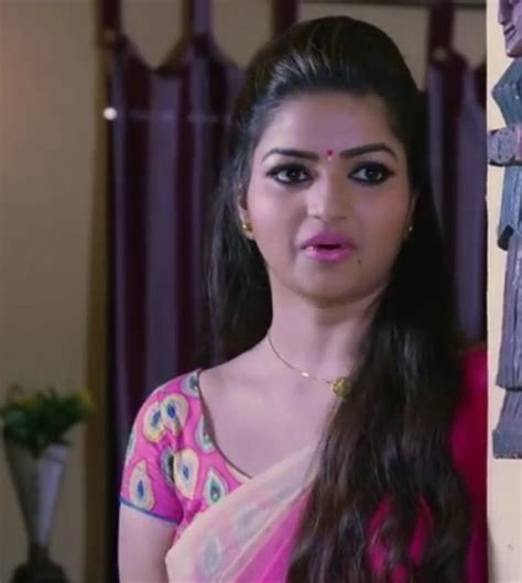Serial Actress Nandhini Serial Nithyaram Hot Saree Photoshoot
