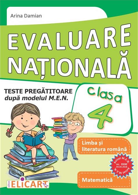 Evaluare Nationala Clasa 4 Arina Damian 9786067681383 Libris