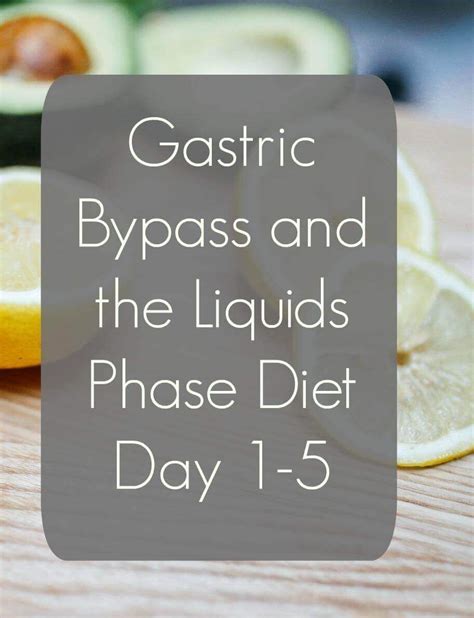 Gastric Bypass And The Liquids Phase Diet Day 1 5 Days In Bed Bariatric Diet Bariatric