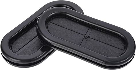 Amazon Uxcell Rubber Grommet Oval Double Sided Mount Size X