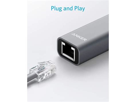 Anker USB C to Ethernet Adapter, Portable 1-Gigabit Network Hub, 10/100 ...