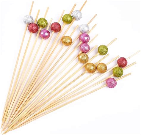 Pearl Counts Inch Decorative Assorted Metalic Colors Appetizer