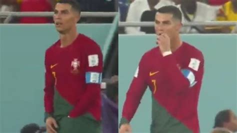 Portugal Cont La Verdad Cristiano Ronaldo Saca Algo De Sus Shorts Y