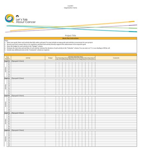 30 Simple Work Plan Templates (For Any Project)