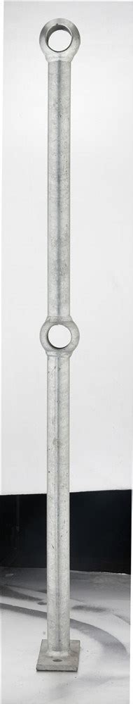 Hot DIP Galvanized Ball Joint Upright Stanchion For Railing And Fence China Stanchion And Posts