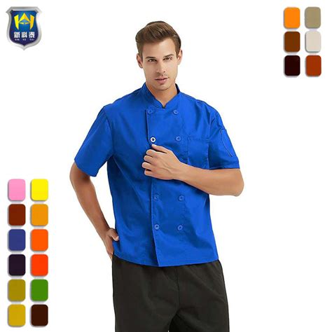 High Quality Hotel Chef Jacket Restaurant Uniforms Men Classic Waiter