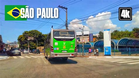 4K SÃO PAULO PASSANDO PELO TERMINAL VILA NOVA CACHOEIRINHA ZONA