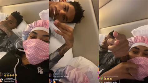 Jania Meshell And Dejounte Murray Live ️ Fans Call Him Rude 😳😳 Quarantining Together 👫🏾 Youtube