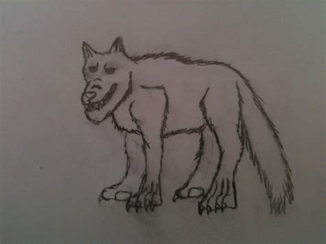 Werewolf supported on 4 legs by GiovannaDEV on DeviantArt