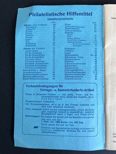 Zumstein Katalog 1951 Schweiz Liechtenstein Kaufen Auf Ricardo