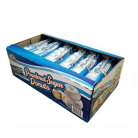 Duchess Mini Powdered Sugar Donuts 3 Oz 12 Pk