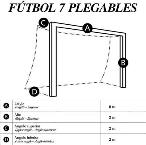 Descubre las Medidas de Portería para Fútbol Rápido DonComo