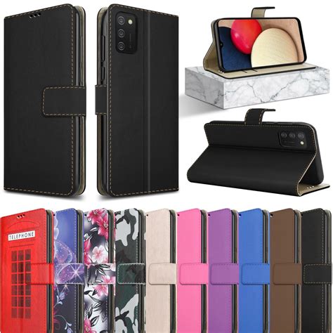 For Samsung Galaxy A03s Wallet Case Leather Magnetic Flip Stand Phone Cover Ebay