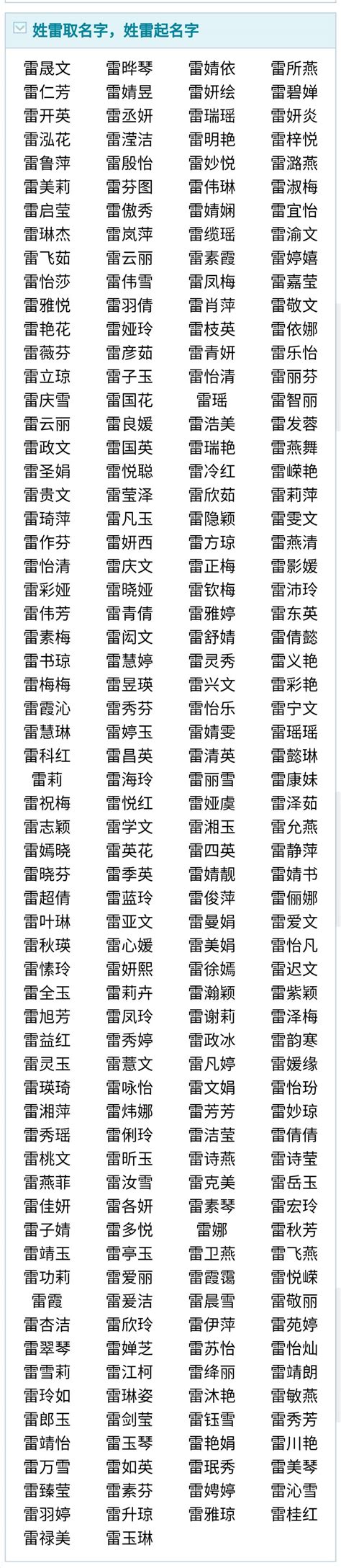 雷的谐音好听的名字 带雷字的谐音网名 雷姓幽默网名 第7页 大山谷图库